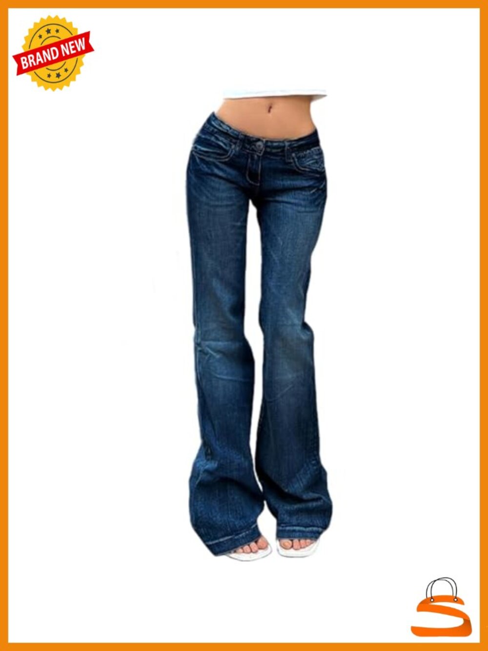 Low Waist Bell Bottom Jeans Y2K Straight Leg Stretch Bootcut Boyfriend Flare
